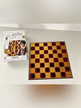 Harry Potter Wizarding World Checkers Game Family Board Game
